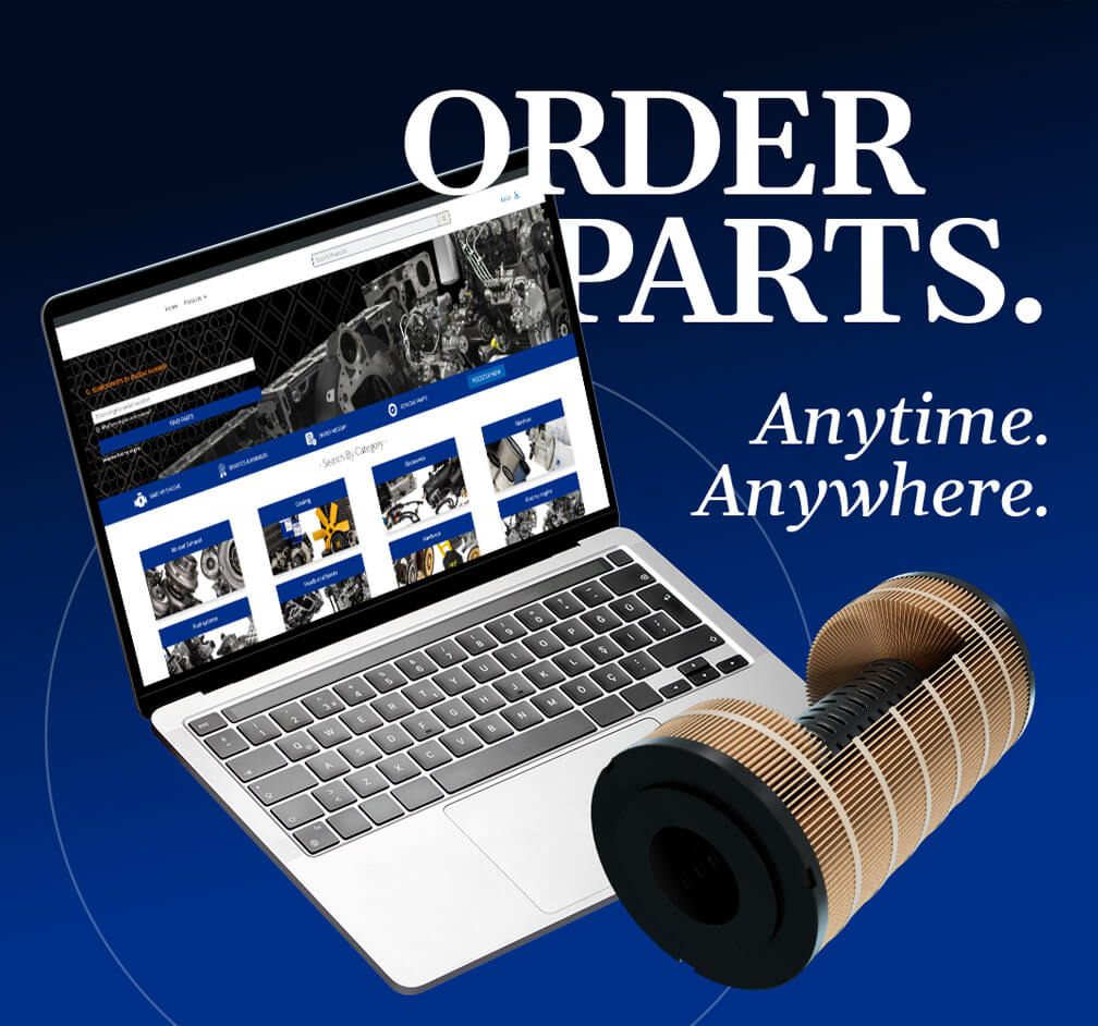 Perkins Online Parts Order Promotional Image